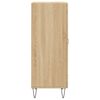 vidaXL &Scaron;oninė spintelė, ąžuolo spalvos, 34,5x34x90cm, apdirbta mediena