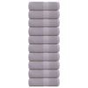 vidaXL Rank&scaron;luosčiai, FROGN, 10 vnt., pilki, 30x30 cm, 360 g/m&sup2;