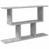 vidaXL Sieninė lentyna Betono pilka 80 x 15 x 50,5 cm Apdirbta mediena