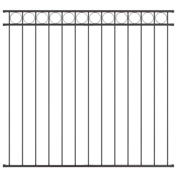 vidaXL Tvorelių elementas Pilka 170 x 150 cm Plienas
