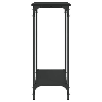vidaXL Konsolinis staliukas, juodas, 101x30,5x75cm, apdirbta mediena