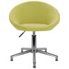 vidaXL Pasukama biuro kėdė, žalios spalvos, audinys