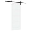 vidaXL Slankios durys ORKDAL Balta ir juoda 83 x 202 cm