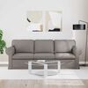 vidaXL Sofa 180cm Taupe Metalas