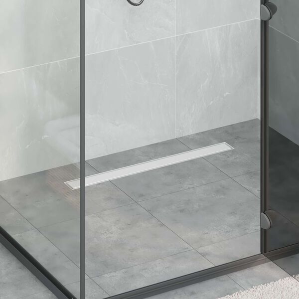 vidaXL 2 viename dušo nutekėjimas Sidabro 70 cm