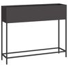 vidaXL Pakeltas Sodo Vazonas Juoda 100 x 26 x 82 cm Plienas