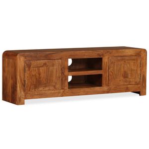vidaXL TV Spintelė, 120x30x40cm, medienos masyvas su medaus apdaila
