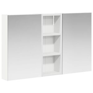 vidaXL Vonios spintos komplektas su lentyna 3 pcs 80 x 10,5 x 50 cm