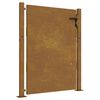 vidaXL Sodo vartai, 100x125 cm, Corten plienas