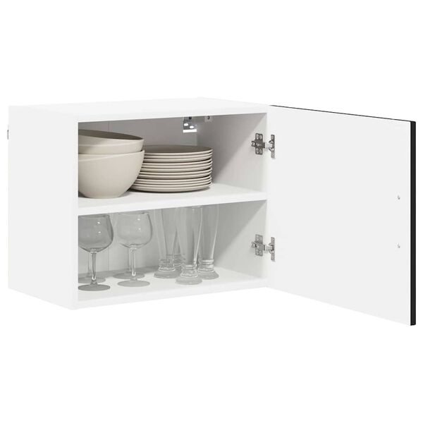 vidaXL Virtuvės spintelė Lucca 2 pcs Juoda 50 x 31 x 40 cm