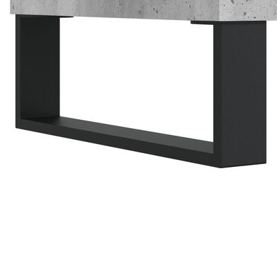 vidaXL Kavos staliukas, betono pilkas, 60x50x40cm, apdirbta mediena