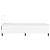 vidaXL Kiemas lova su čiužiniu Balta 100 x 200 cm Dirbtinė oda