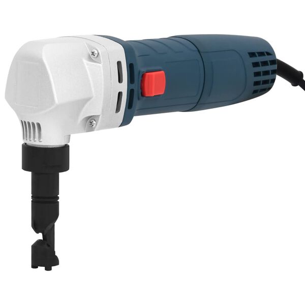 vidaXL Elektrinės i&scaron;kertančios lak&scaron;tinio metalo žirklės, 600W