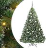 vidaXL Dirbtinė Kalėdų eglutė su 300 LED Žalia 180 cm PE ir PVC