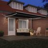 vidaXL I&scaron;traukiama markizė Juoda 400 &times; 300 cm Poliesteris ir Metalas