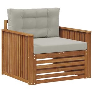 vidaXL Lauko sofa Tvirta akacijos mediena ir poliesteris