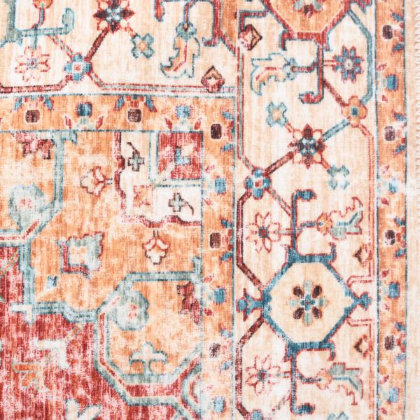 vidaXL Kilimas, įvairiaspalvis, 160x230cm, poliesteris, su ra&scaron;tais