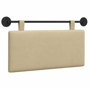 vidaXL Pakabinamas lovos galvūgalis Kordūrinis audinys