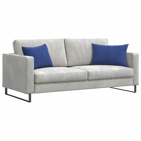 vidaXL Sofa Pagalvės 2 pcs Policijos mėlyna 60 x 40 cm