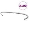 vidaXL Kabliai gabionams, 100vnt., galvanizuotas plienas, 20cm