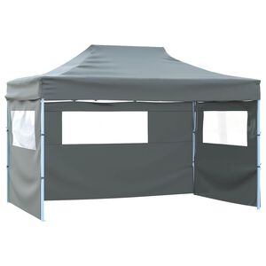 vidaXL &Scaron;ventės palapinė 291 x 431 x 315 cm Antracito Oksfordo audinys