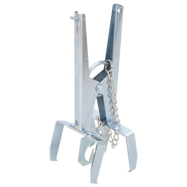 vidaXL Spąstai kurmiams, 4vnt., sidabriniai, galvanizuotas plienas