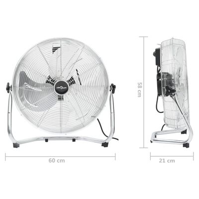 vidaXL Pastatomas ventiliatorius, 60cm, 3 greičiai, 120W