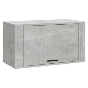 vidaXL Sieninė spintelė batams, betono pilka, 70x35x38cm, mediena