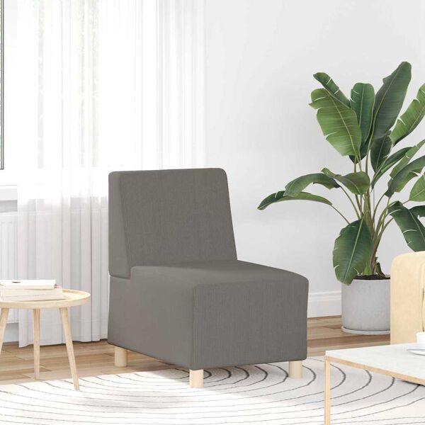 vidaXL Modulinis sofa vienetas be rankų 3 pcs Šviesiai pilka