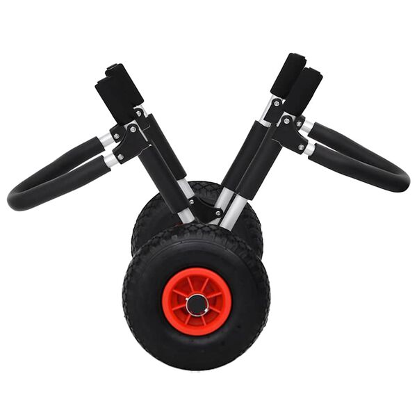 vidaXL SUP vežimėlis 2 banglentėms, aliuminis, sulankstomas, 90 kg