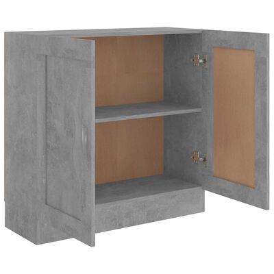 vidaXL Spintelė knygoms, betono pilkos spalvos, 82,5x30,5x80cm, MDP