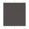 vidaXL Plisuota žaliuze juoda 115x150 cm audinio plotis 114,4 cm