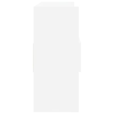 vidaXL Šoninė spintelė, baltos spalvos, 105x30x70cm, MDP