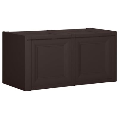 vidaXL Dėžė pagalvėlėms, rudos spalvos, 86x40x42cm, 85l
