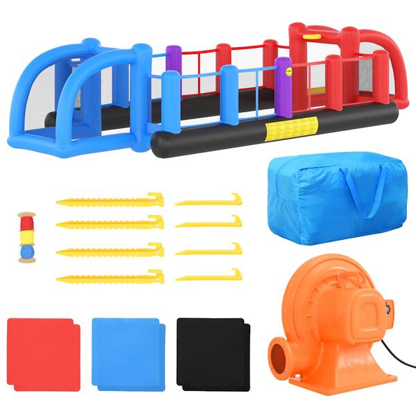 Happy Hop Pripučiama futbolo ir tinklinio aik&scaron;telė, 800x335x180cm, PVC