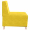 vidaXL Modulinis sofa vienetas be rankų 2 pcs Geltona 55 x 74 x 82 cm