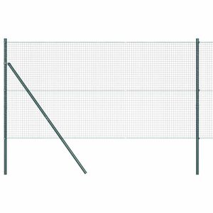 vidaXL Suvirintas vielos tvora žemės tvirtinimas 50 x 1,2 m Žalia