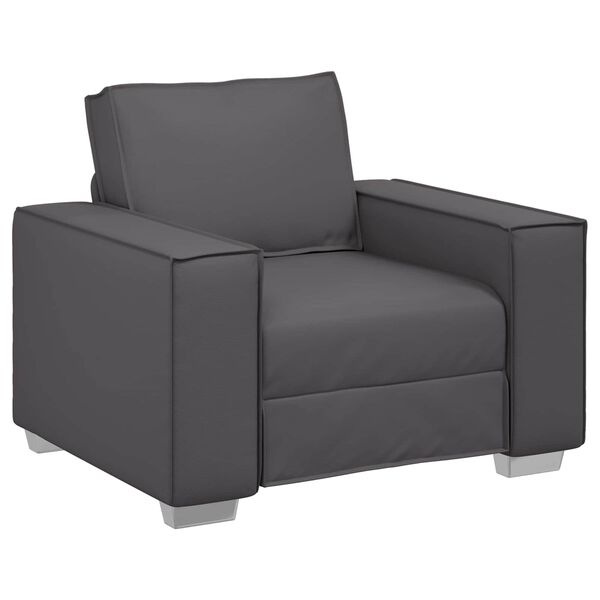 vidaXL Sofa Pilka 99 x 80 x 84 cm audinys