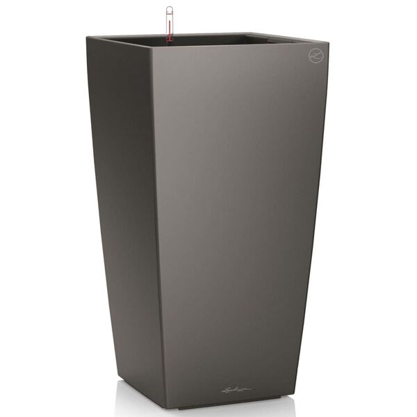 LECHUZA Vazonas Cubico 40 ALL-IN-ONE, anglies spalvos, 18194