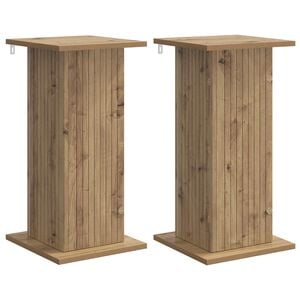 vidaXL Augalų stovas 2 pcs Artisano ąžuolo 30,5 x 30 x 60,5 cm