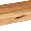 vidaXL Sieninės lentynos, 2vnt., 80x20x3,5cm, akacijos masyvas