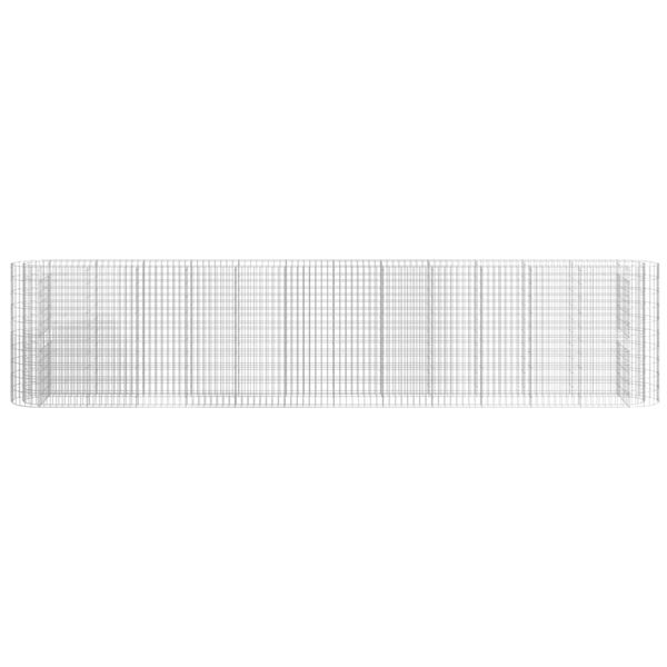 vidaXL Gabiono lovelis, 470x50x100cm, galvanizuota geležis, aukštas