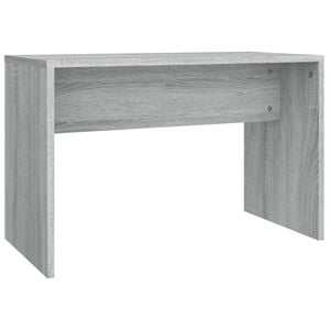 vidaXL Kosmetinio staliuko kėdutė, pilka ąžuolo, 70x35x45cm, mediena