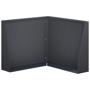 vidaXL Sienelė 50 x 50 x 30 cm Plienas Antracito