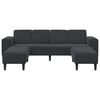 vidaXL Svetainės sofa 3 pcs Juoda