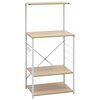 vidaXL Spintelė mikrobangų krosnelei, ąžuolo, 60x39,6x123cm, mediena