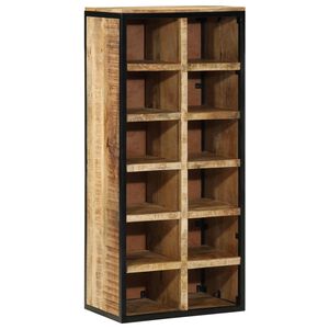 vidaXL Batu skrynia 50 x 30 x 110 cm Kietas mango medis Ruda