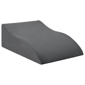 vidaXL Koja pagalvė 68 x 41 x 21 cm PU putos Pilka