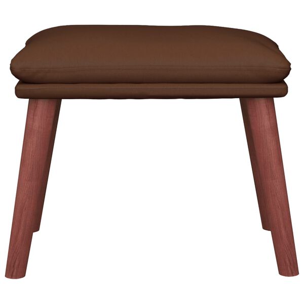 vidaXL Pakoja, rudos spalvos, 45x29,5x35cm, dirbtinė oda