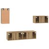 vidaXL TV spintelių komplektas 4 pcs artisano ąžuolo 30.5 x 30 x 60 cm
